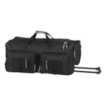 Dual Front Pocket Rolling Travel Duffel