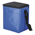 12 Can Cooler with 2 Exterior Pockets - 70D - PEVA Lining