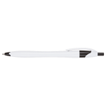 Slim White Barrel Ballpoint Pen