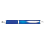 Curved Design Ballpoint Pen with Coloured Barrel