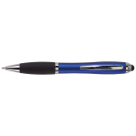 Ballpoint Pen with Rubber Grip and Stylus