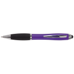 Ballpoint Pen with Rubber Grip and Stylus