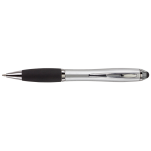 Ballpoint Pen with Rubber Grip and Stylus