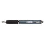 Ballpoint Pen with Rubber Grip and Stylus