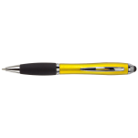 Ballpoint Pen with Rubber Grip and Stylus