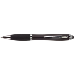 Ballpoint Pen with Rubber Grip and Stylus