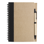 Recycled Spiral Notebook and Pen