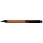 Bamboo Ballpoint Pen with Plastic Trims