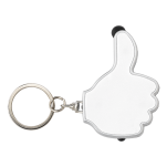 3 in 1 Thumbs Up Keychain with Stylus and LED Light