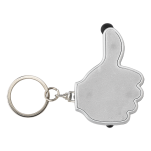 3 in 1 Thumbs Up Keychain with Stylus and LED Light