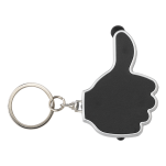 3 in 1 Thumbs Up Keychain with Stylus and LED Light