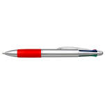 4 Colour Ballpoint Pen with Rubber Grip