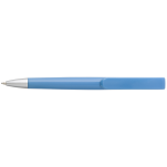 Rounded Clip Ballpoint Pen With Coloured Barrel