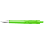 Ballpoint Pen With Transparent Coloured Barrel