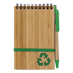 Bamboo Notebook With Pen