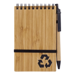 Bamboo Notebook With Pen