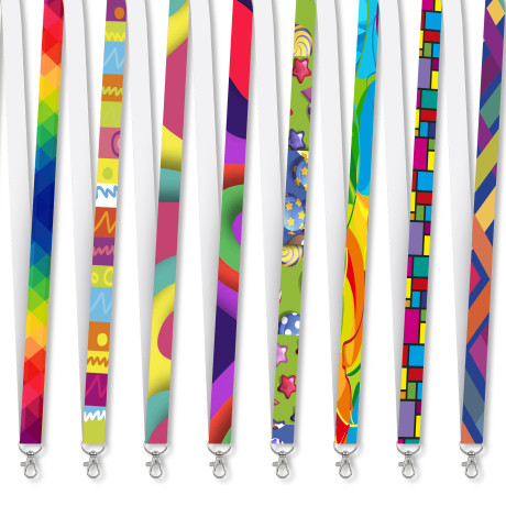 Altitude Snap Hook Clip Single-Sided Sublimation Satin Lanyard