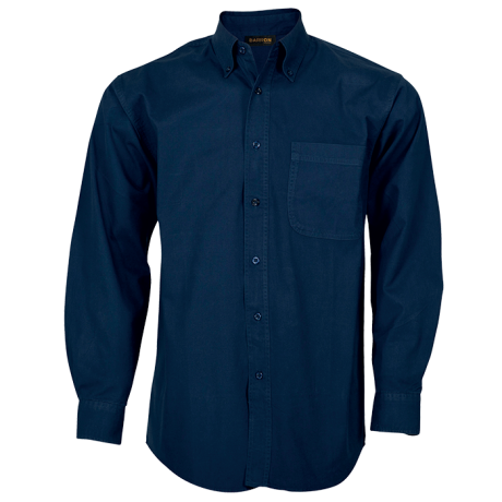 Brushed Cotton Twill Lounge Long Sleeve Mens