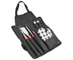 Wooden Braai Set Apron