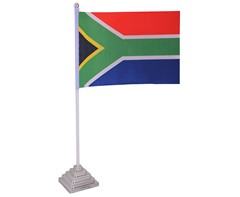 SA Flag & Stand