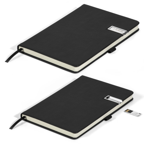 Cypher A5 Hard Cover USB Notebook - 8GB