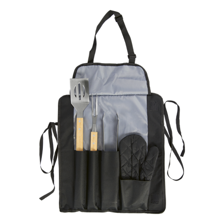 Apron With Bbq Set