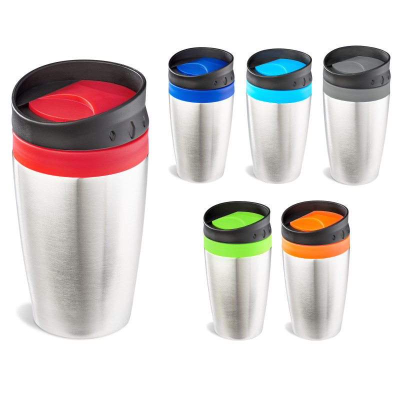 Altitude Vienna Stainless Steel & Plastic Double-Wall Tumbler - 300ml