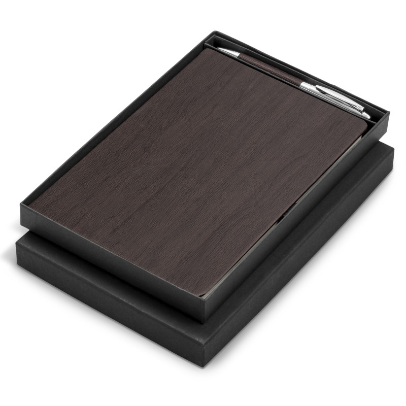 Oakridge Hard Cover Notebook & Pen Set