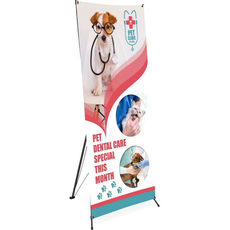 Champion Layflat PVC X-Banner 80cm x 180cm