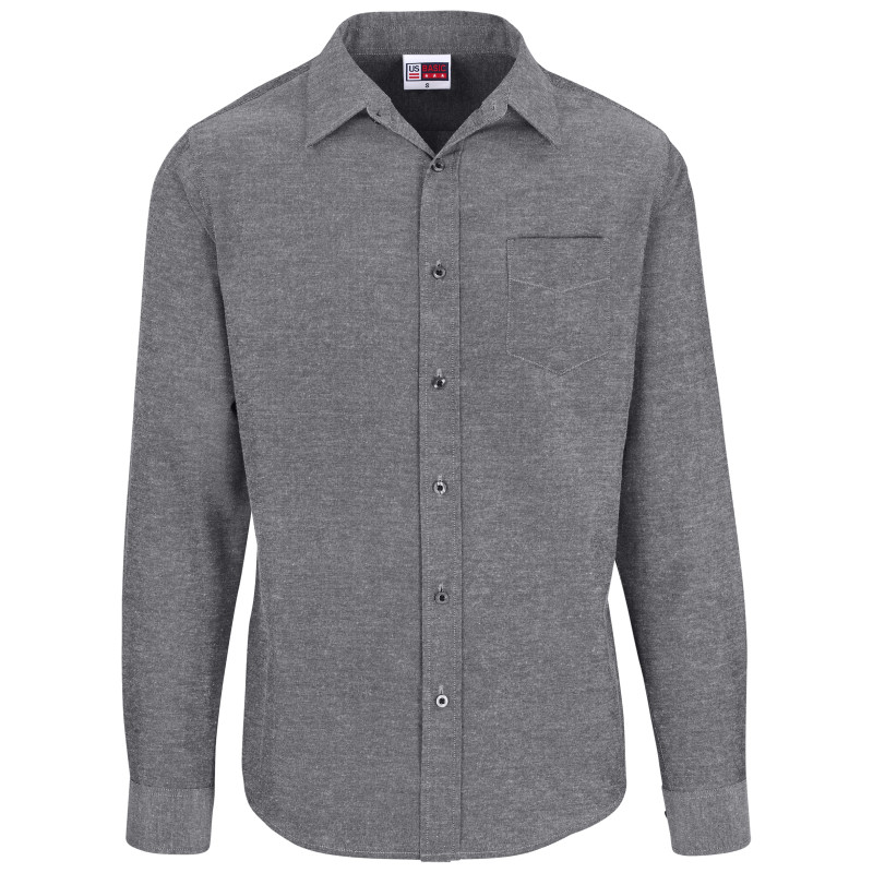 Mens Long Sleeve Oxford Shirt