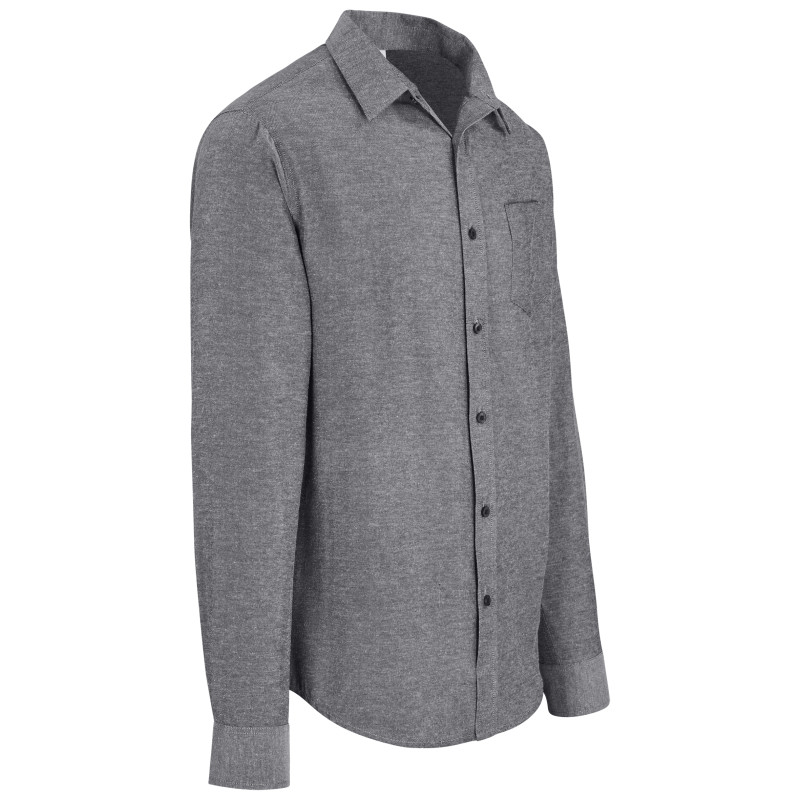 Mens Long Sleeve Oxford Shirt