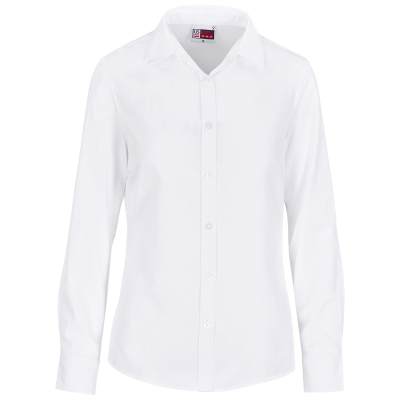 Ladies Long Sleeve Oxford Shirt