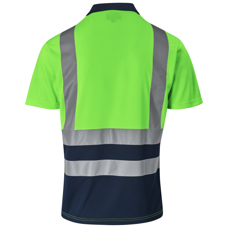 Surveyor Two-Tone Hi-Viz Reflective Golf Shirt