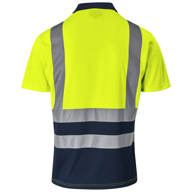 Surveyor Two-Tone Hi-Viz Reflective Golf Shirt