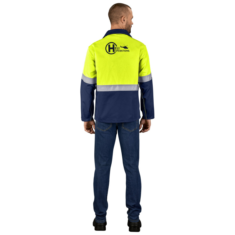 Traffic Premium Two-Tone Hi-Viz Reflective Jacket