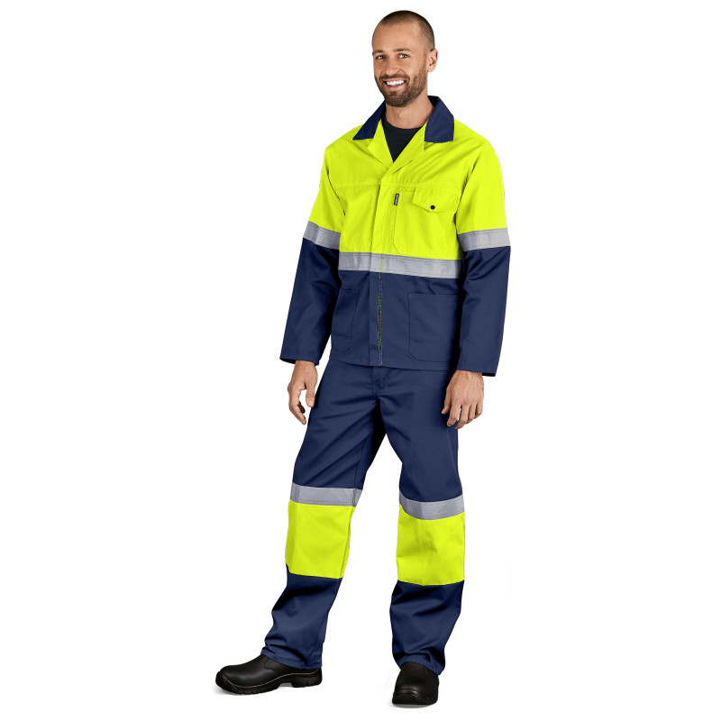 Traffic Premium Two-Tone Hi-Viz Reflective Jacket