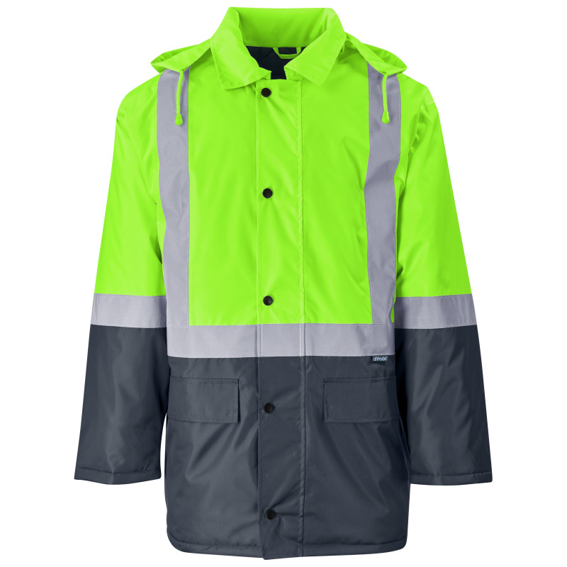 Hazard Padded Two-Tone Hi-Viz Reflective Jacket