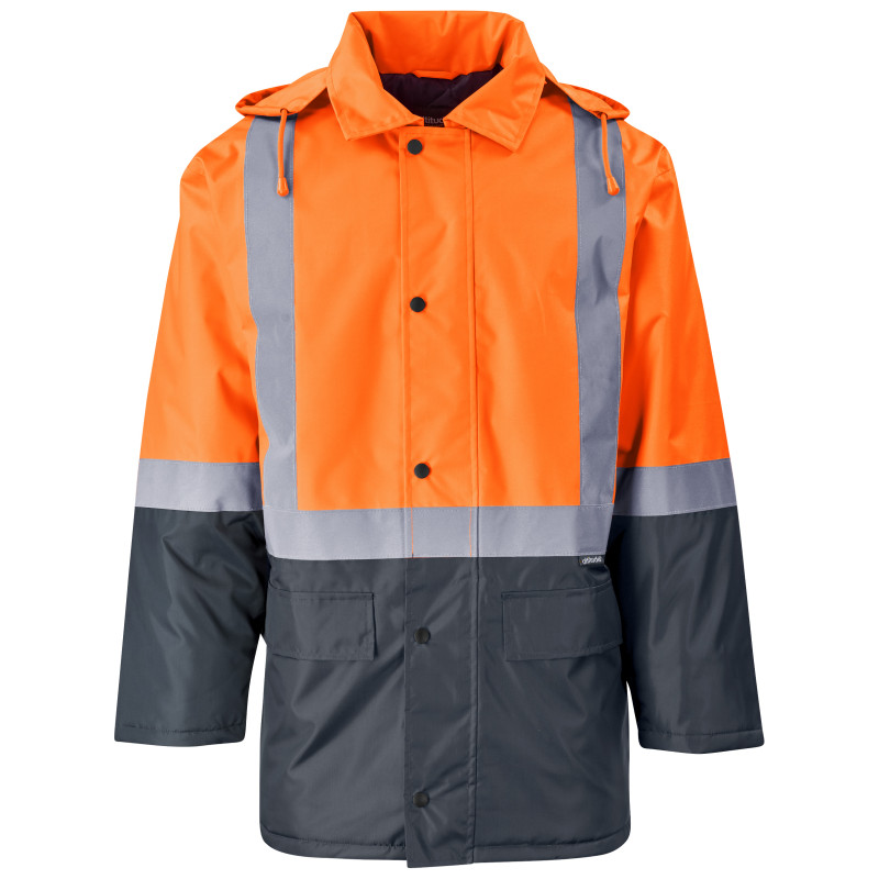 Hazard Padded Two-Tone Hi-Viz Reflective Jacket