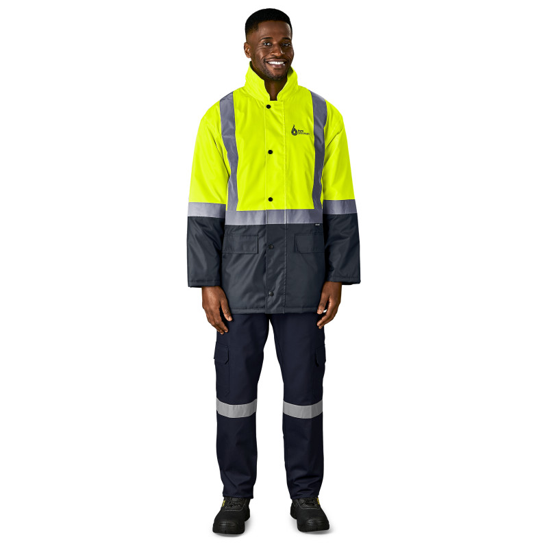 Hazard Padded Two-Tone Hi-Viz Reflective Jacket