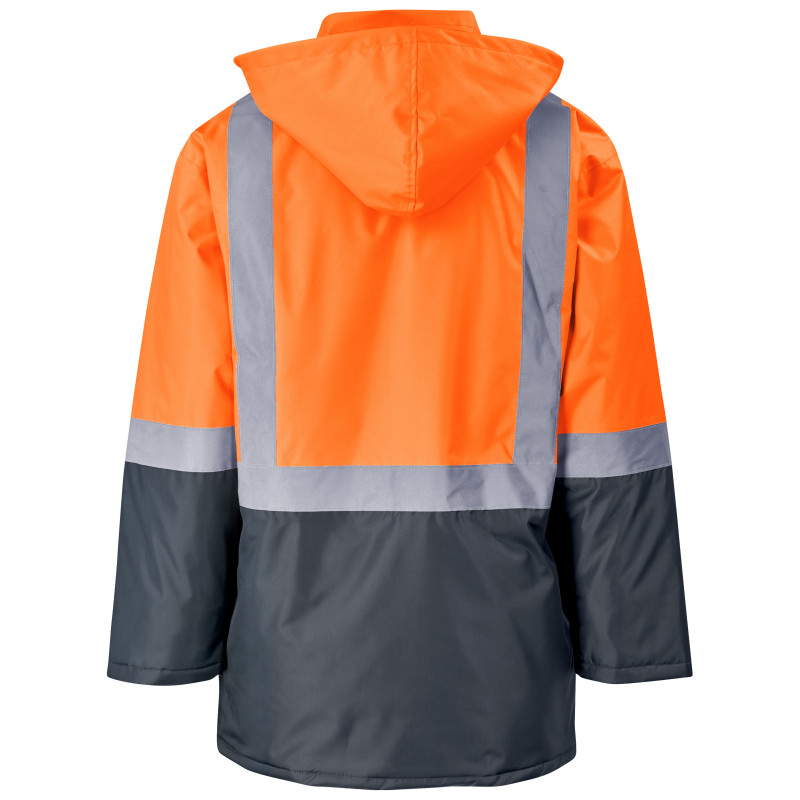 Hazard Padded Two-Tone Hi-Viz Reflective Jacket