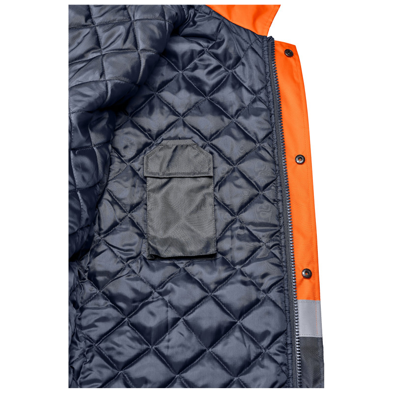 Hazard Padded Two-Tone Hi-Viz Reflective Jacket