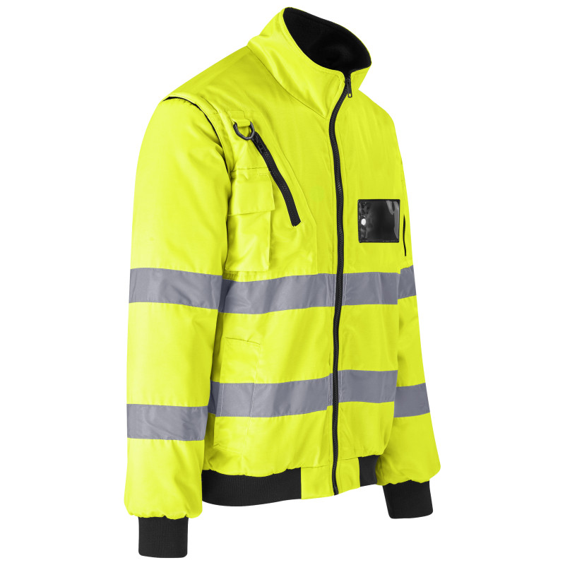 Techno Padded Hi-Viz Reflective Bunny Jacket