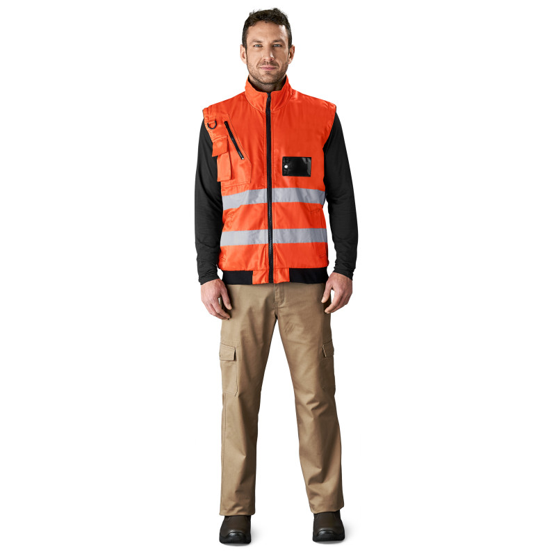 Techno Padded Hi-Viz Reflective Bunny Jacket