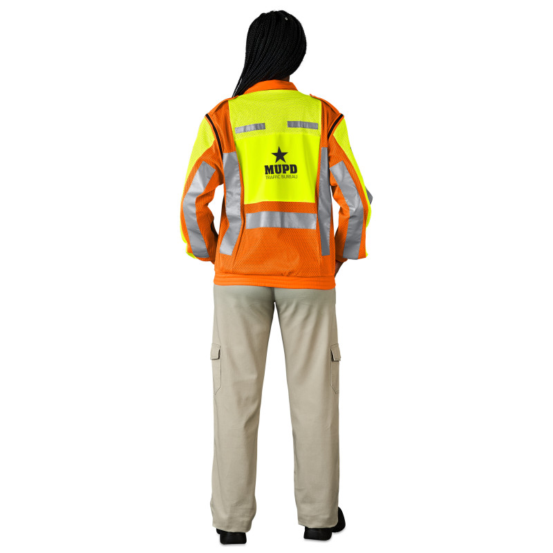 Metro Two-Tone Hi-Viz Reflective Zip-Off Jacket