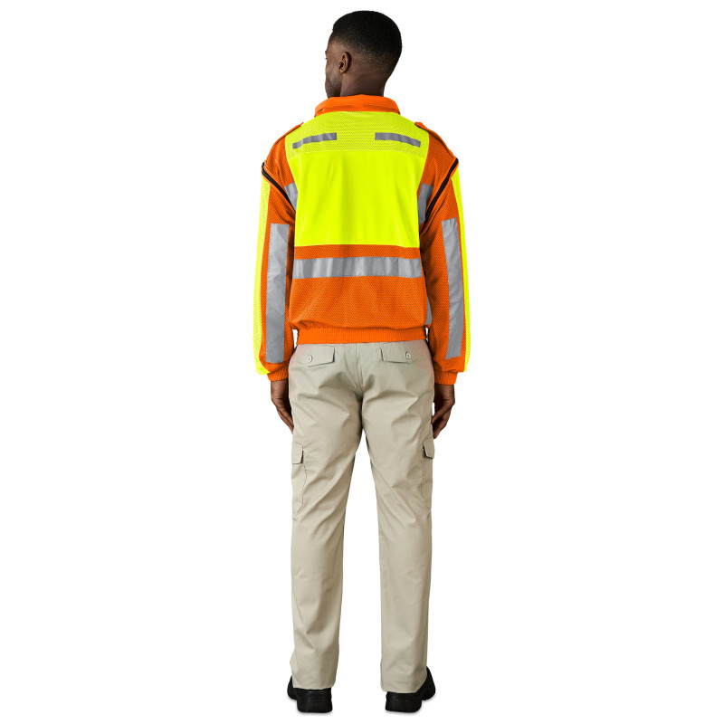 Metro Two-Tone Hi-Viz Reflective Zip-Off Jacket