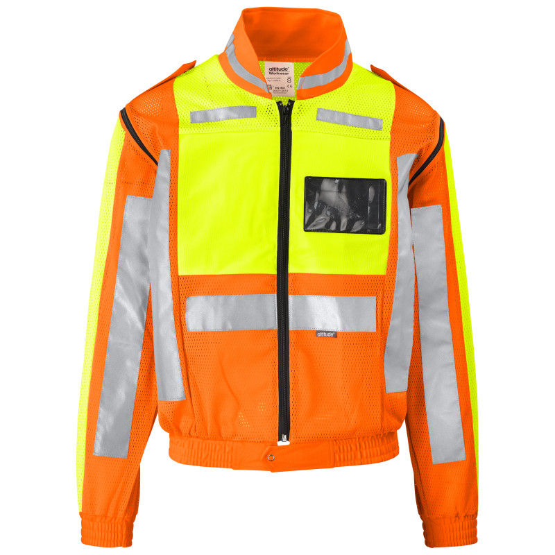 Metro Two-Tone Hi-Viz Reflective Zip-Off Jacket