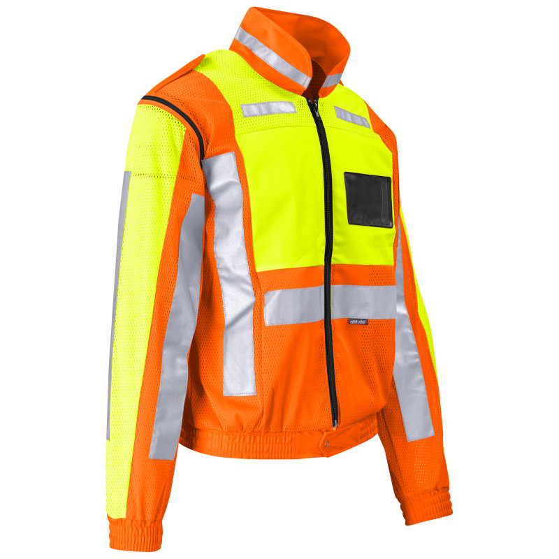 Metro Two-Tone Hi-Viz Reflective Zip-Off Jacket