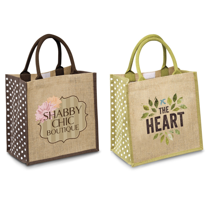 Polka Jute Tote