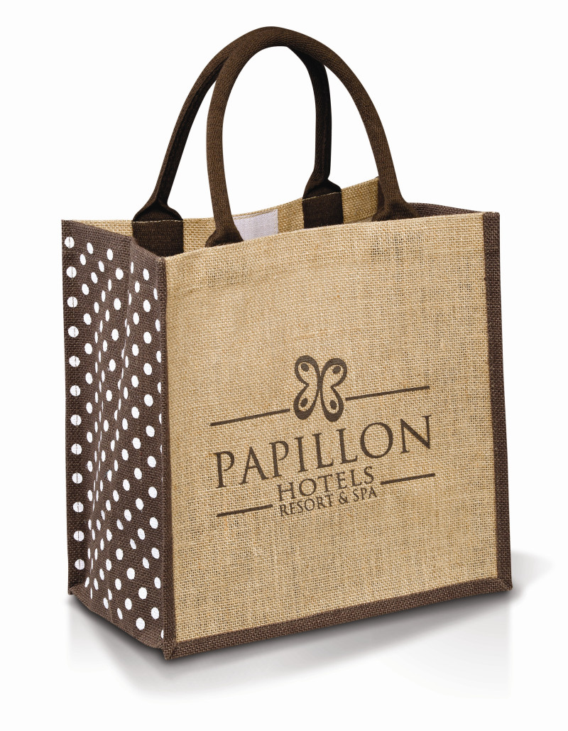 Polka Jute Tote