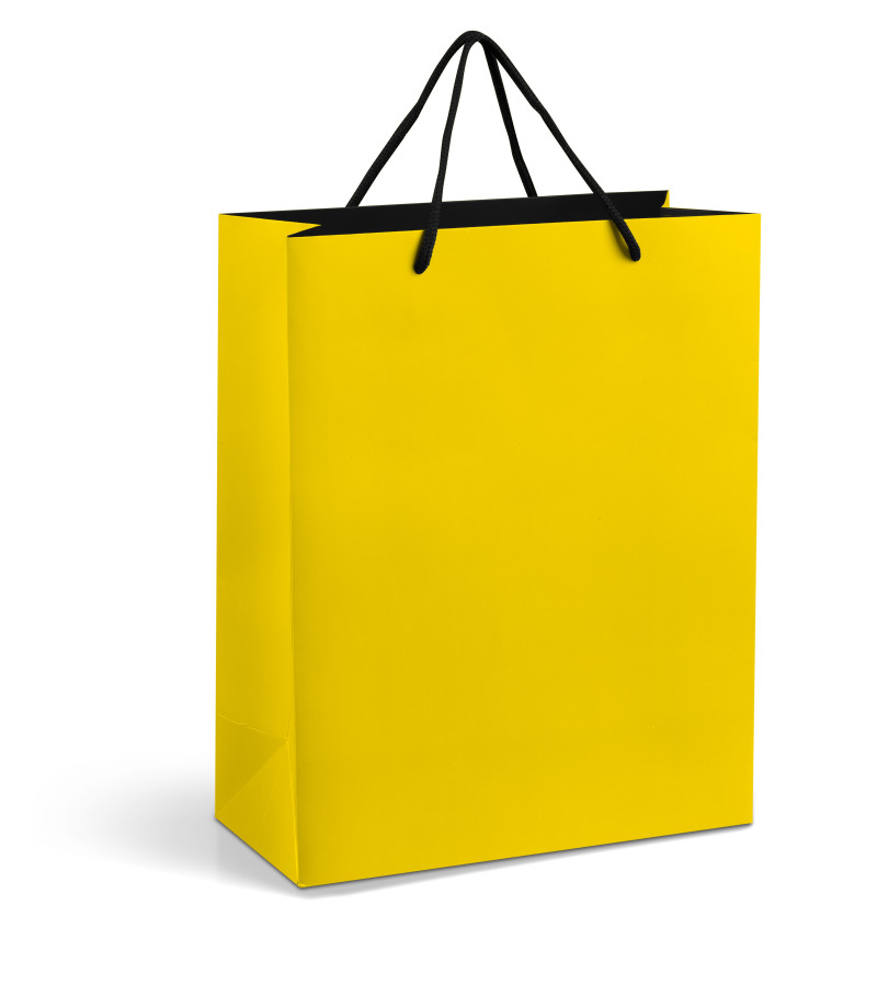 Omega Midi Gift Bag - Yellow